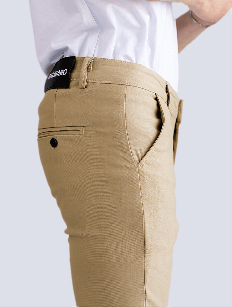 Pantalon extensible Noa - Kaki