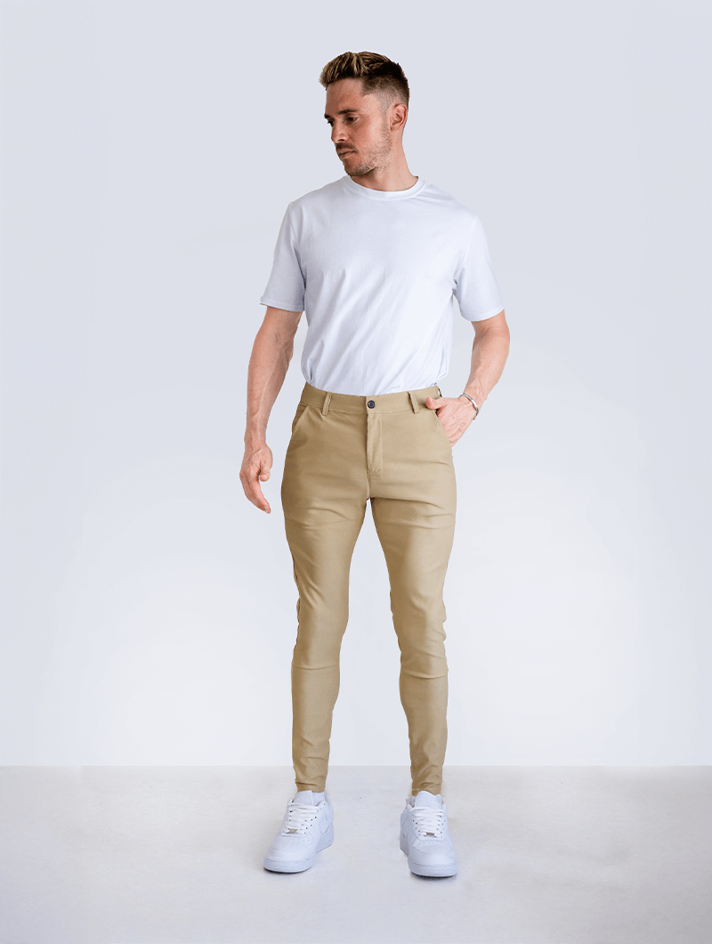 Pantalon extensible Noa - Kaki