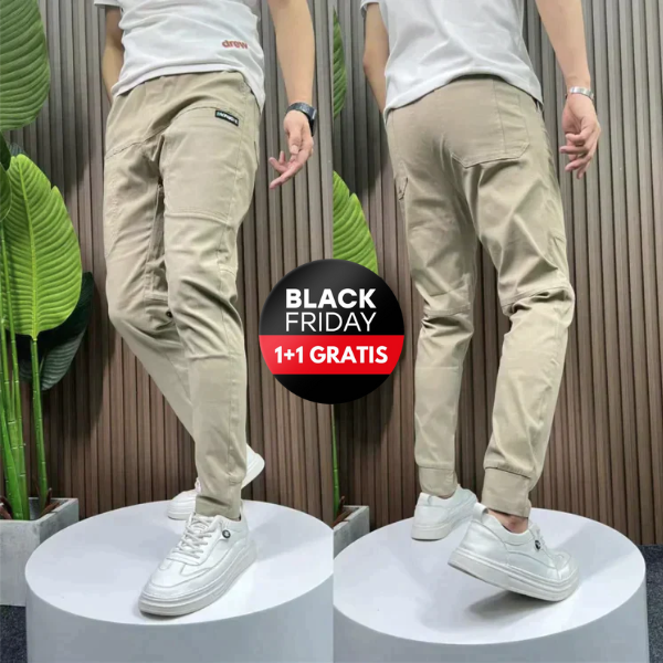 HARI | Pantalon cargo extensible
