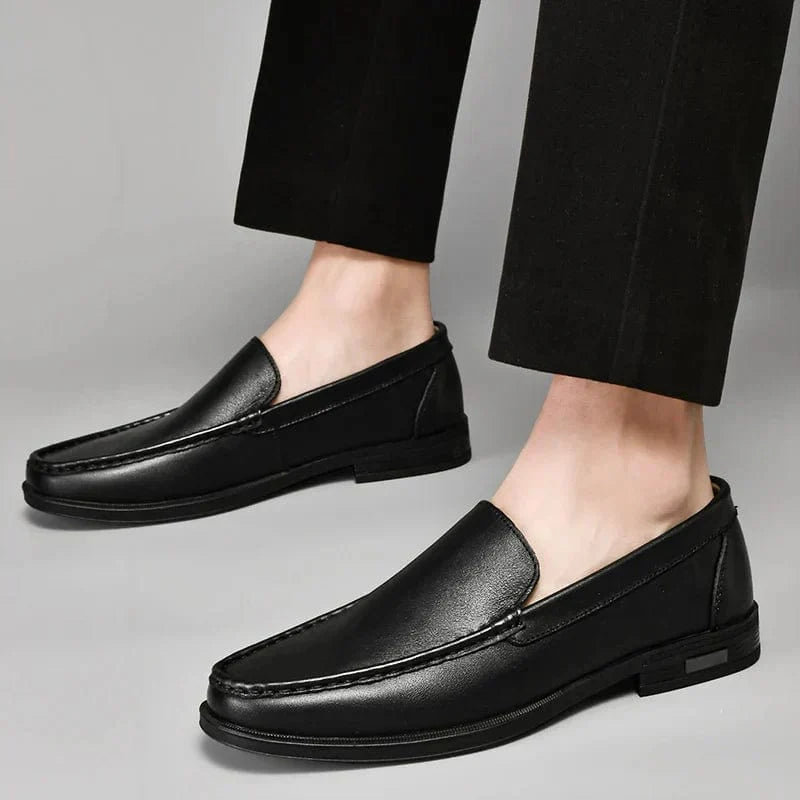 Victor|Mocassins en cuir véritable