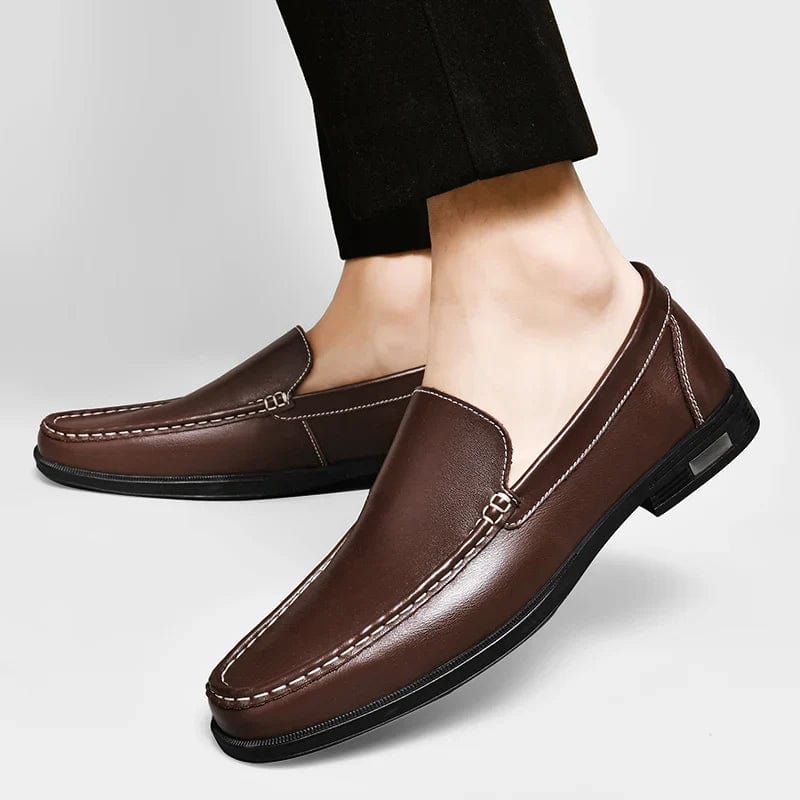 Victor|Mocassins en cuir véritable