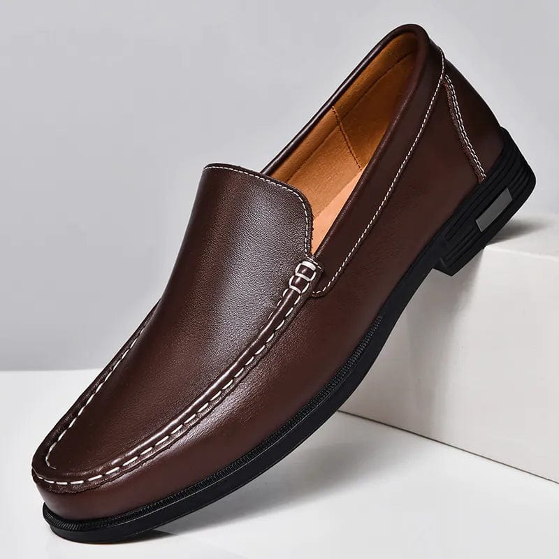 Victor|Mocassins en cuir véritable