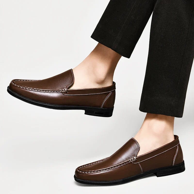Victor|Mocassins en cuir véritable
