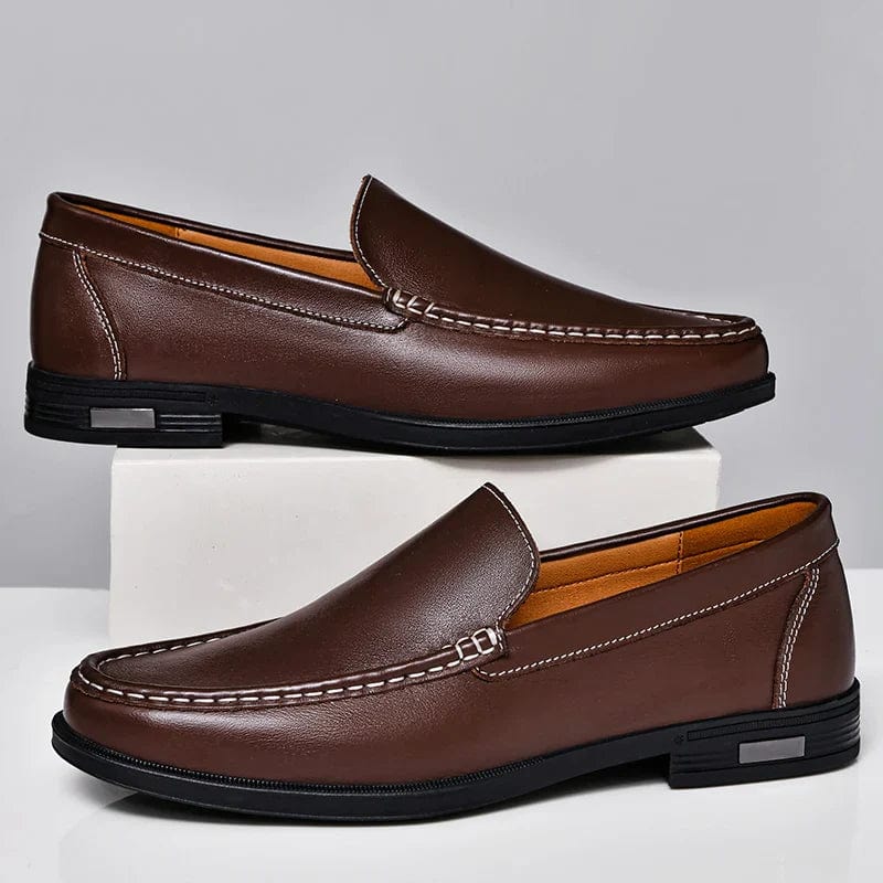 Victor|Mocassins en cuir véritable