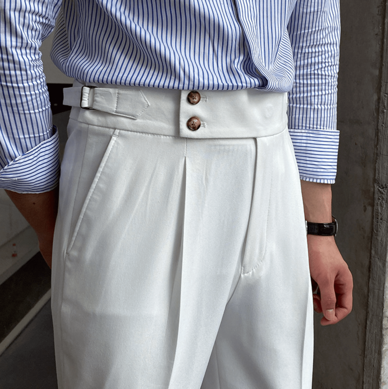 Pantalon Raffiné Élégant Taille Haute