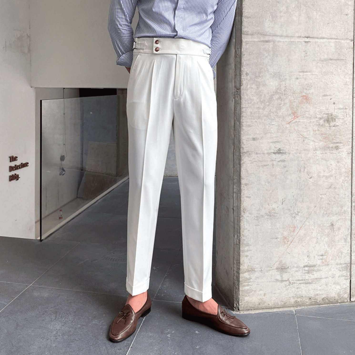 Pantalon Raffiné Élégant Taille Haute
