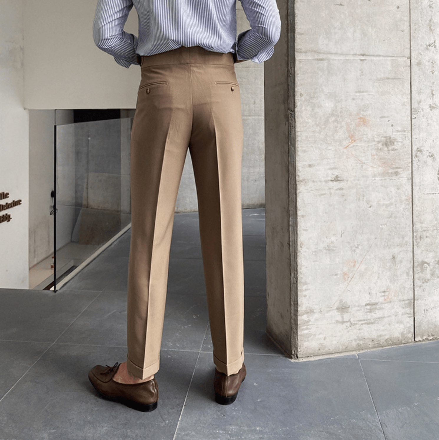 Pantalon Raffiné Élégant Taille Haute