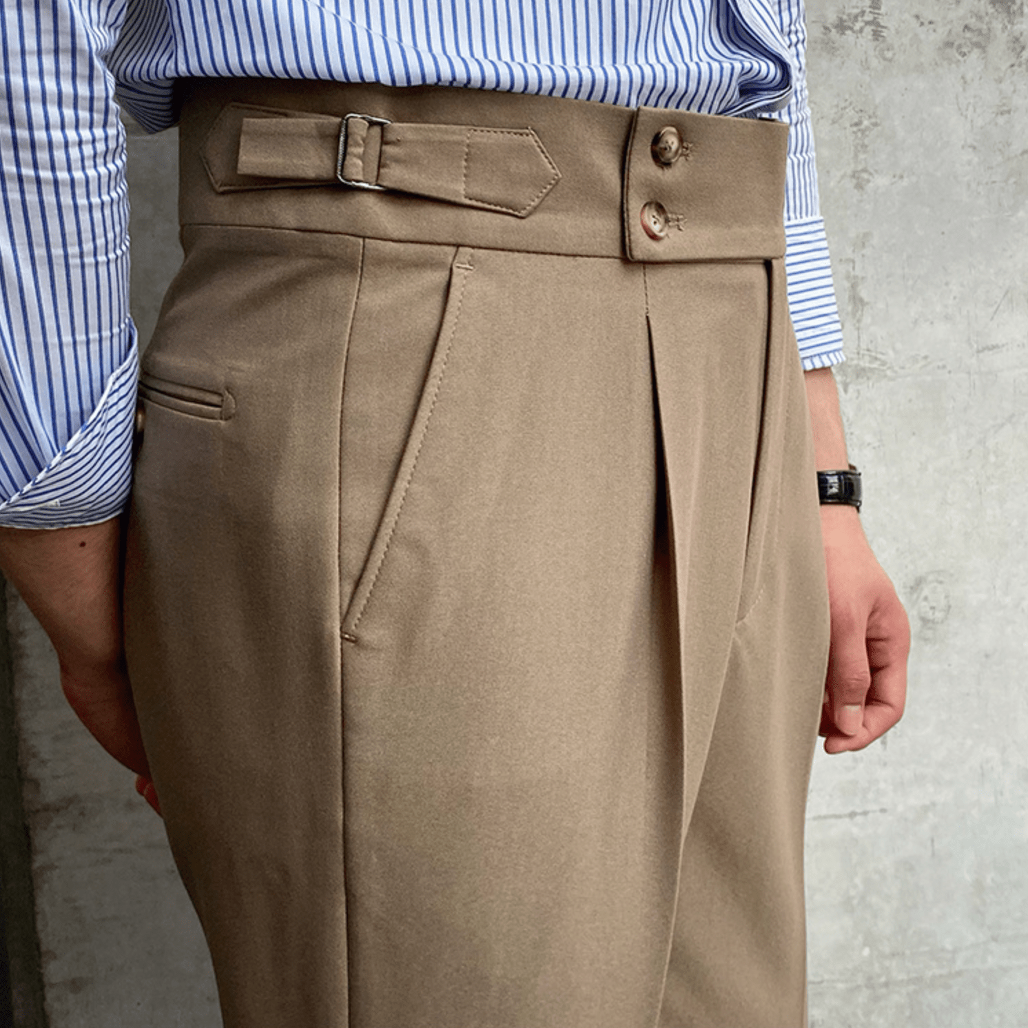 Pantalon Raffiné Élégant Taille Haute