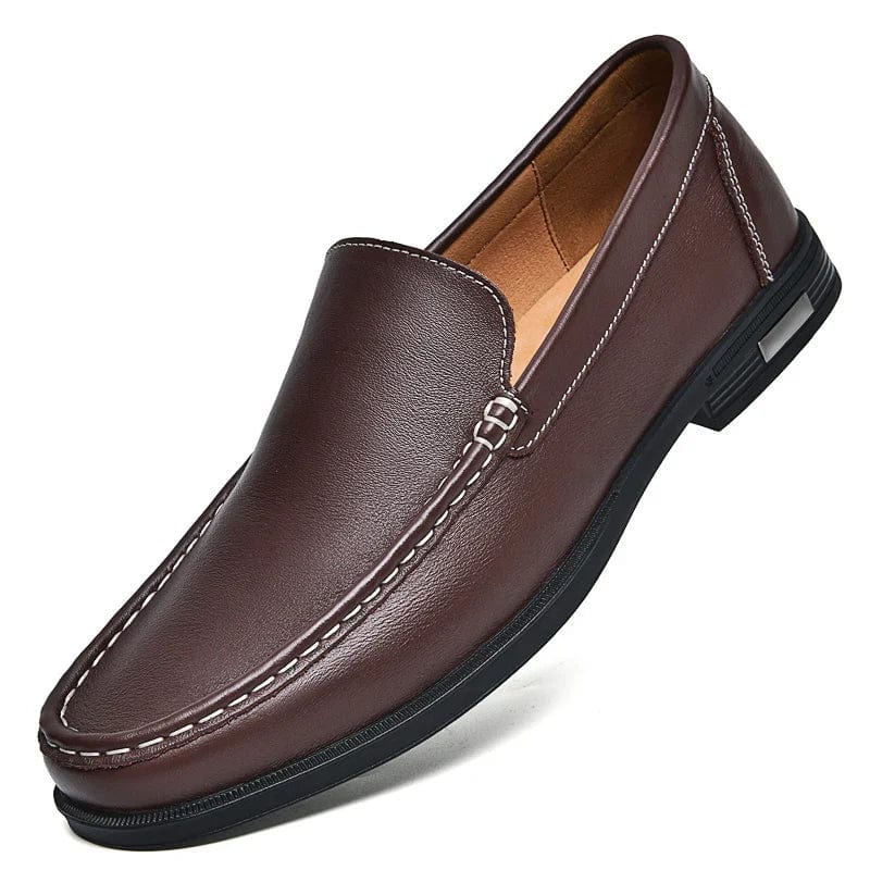 Victor|Mocassins en cuir véritable