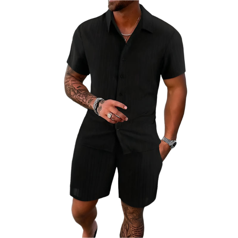 Quinton | 70%OFF Ensemble d'été moderne, respirant et polyvalent pour homme