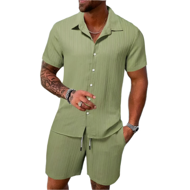 Quinton | 70%OFF Ensemble d'été moderne, respirant et polyvalent pour homme