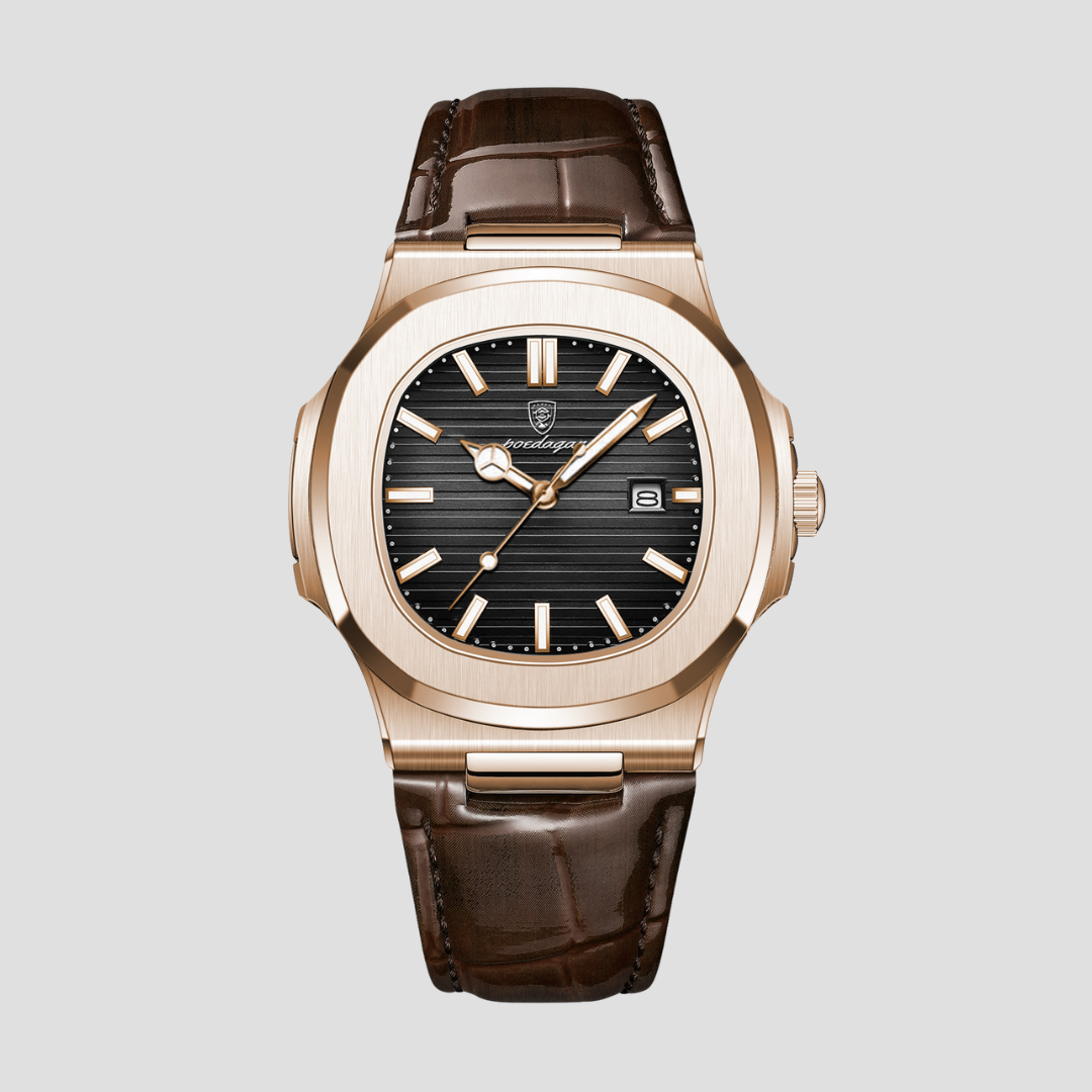 Maurin | Montre Raffinée avec Détail en Cuir