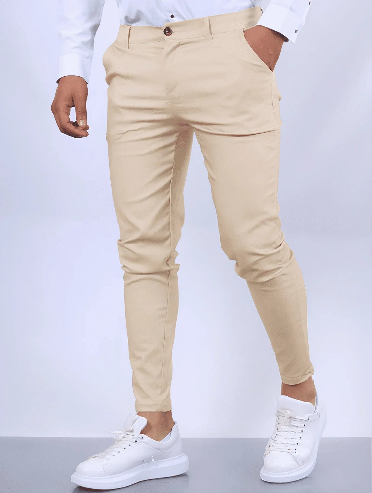 Pantalon extensible Noa - Kaki