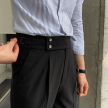 Pantalon Raffiné Élégant Taille Haute
