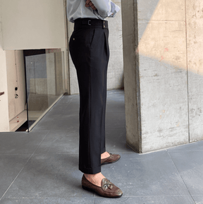 Pantalon Raffiné Élégant Taille Haute