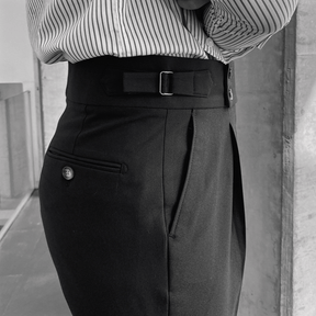 Pantalon Raffiné Élégant Taille Haute