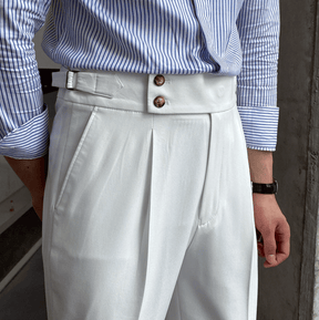 Pantalon Raffiné Élégant Taille Haute