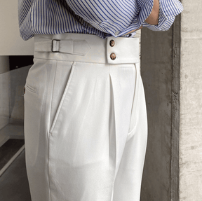 Pantalon Raffiné Élégant Taille Haute