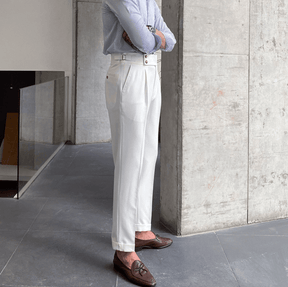 Pantalon Raffiné Élégant Taille Haute