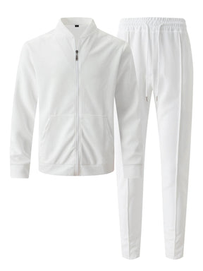 Ensemble 2 Pièces Zippé – Veste + Pantalon Homme